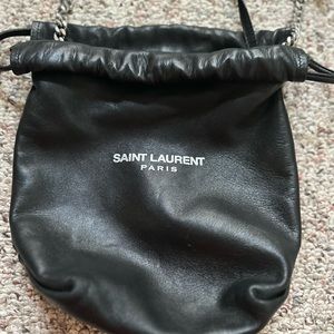 AUTHENTIC YSL small teddy crossbody